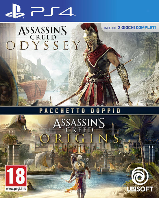 Assassin'S Creed Odyssey + Assassin'S Creed Origins PS4 UK Assassin'S Creed Odyssey + Assassin'S Creed Origins PS4 UK